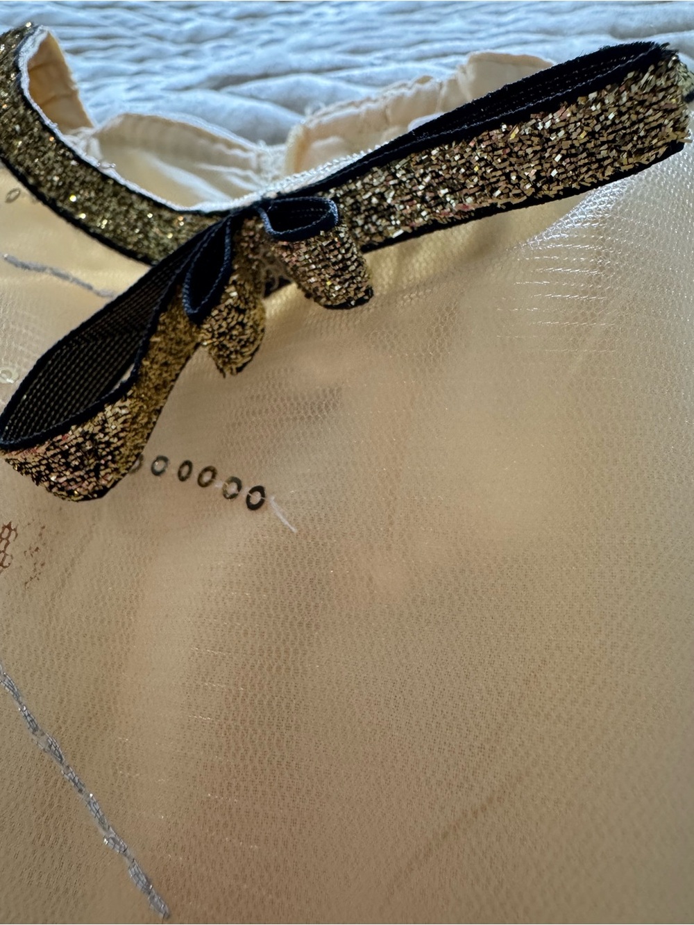 Lola + The Boys Golden Star Tulle Sequin Unicorn Party Dress, Size 12 - Picture 10 of 13